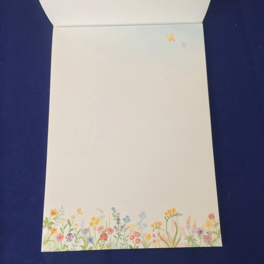 Floral Stationery Set with Sharpie Markers